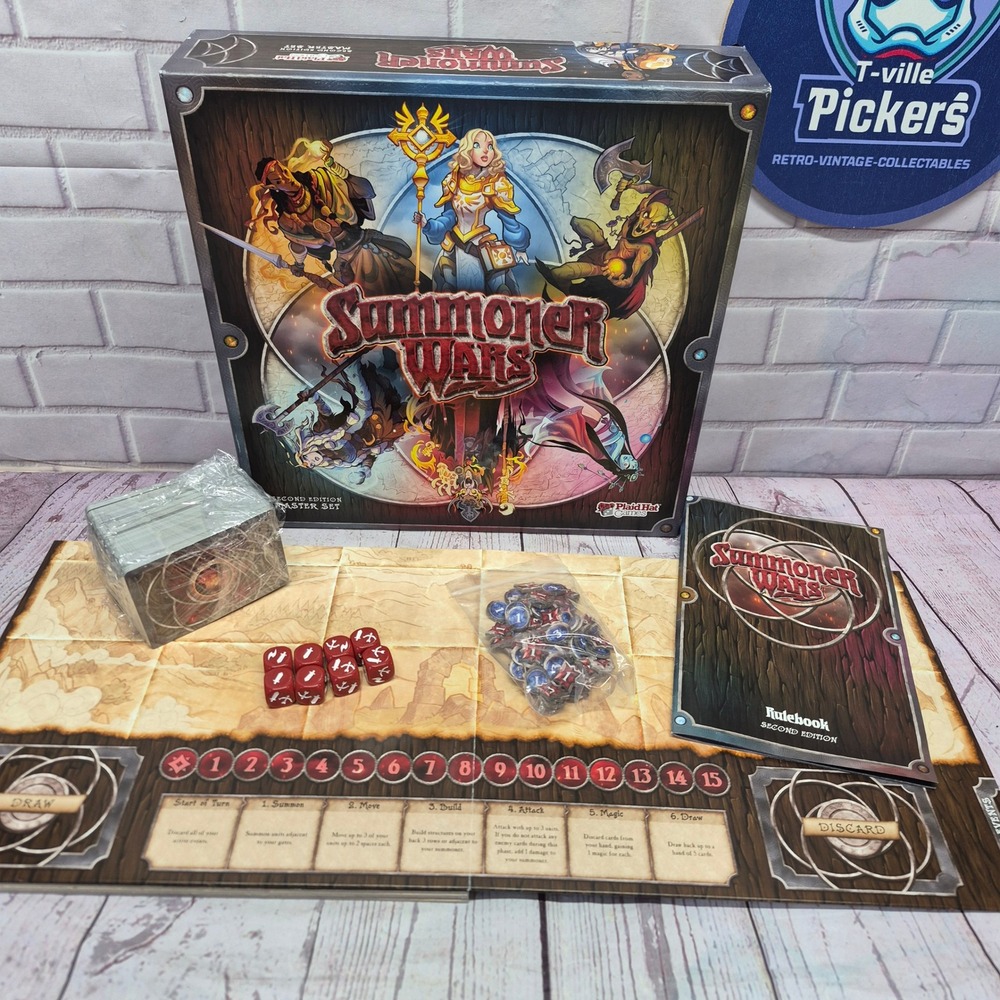 Summoner Wars Second Edition Master Set Plaid Hat Games Fantasy Card Board Game